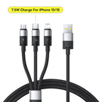 3-in-1 100W Fast Charging Cable for Phone and Laptop