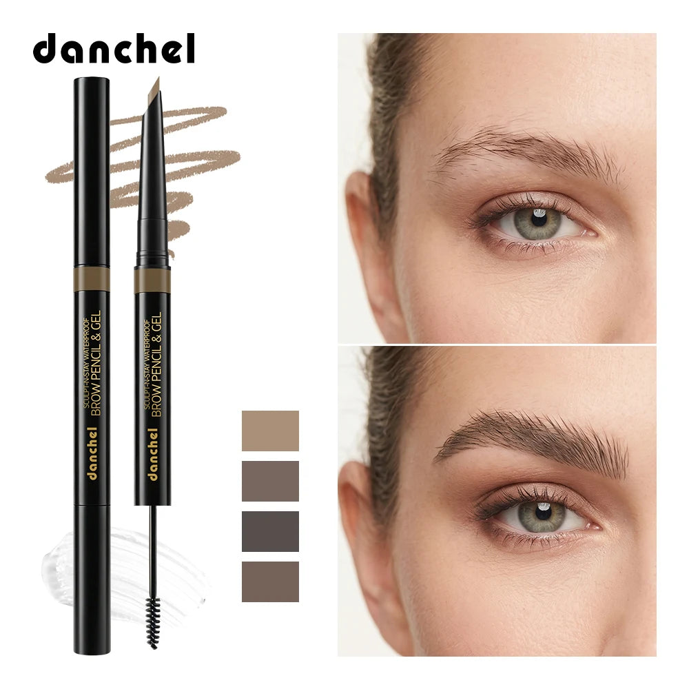 Waterproof 2-in-1 Eyebrow Pencil and Gel - 2