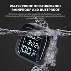 Motorcycle Tire Pressure Monitoring System with 2 External Sensors