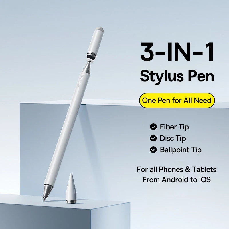 3-in-1 Universal Capacitive Stylus Pen for Touch Screens - 28