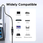 RJ45 Ethernet Cable Extender Adapter 10Gbps Female to Female