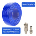 Flexible Pneumatic PU Air Hose with Quick-Connect Fittings