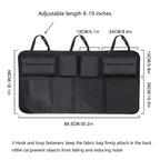 Waterproof Car Seat Back Organizer with 8 Storage Pockets