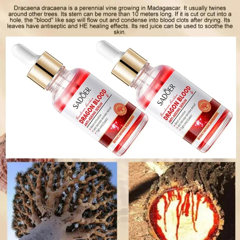 Dragon Blood Anti-Aging Face Serum for Skin Firming and Smoothing
