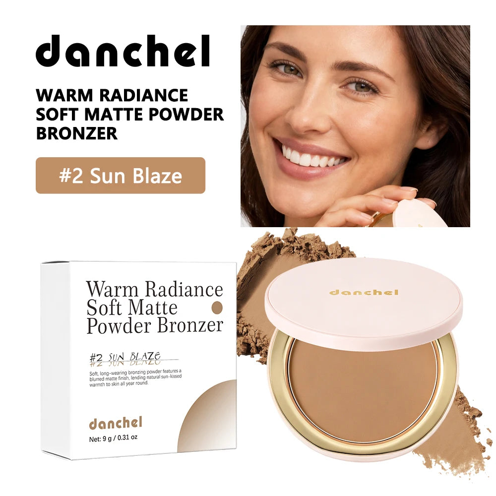 Matte Pressed Powder Bronzer for Sculpting and Contouring - 25
