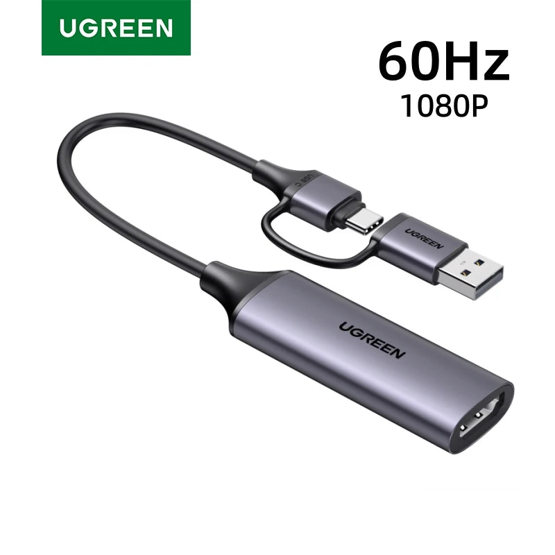 HDMI to USB-C Video Capture Card for Live Streaming and Recording