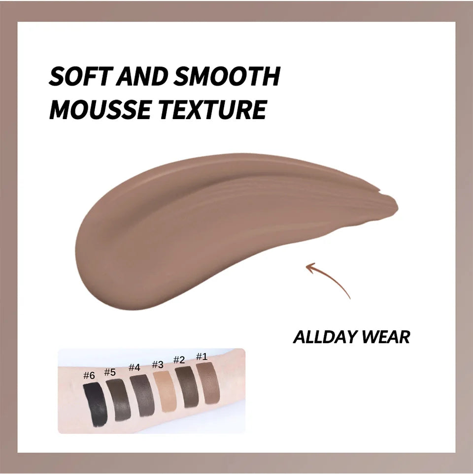 Volumizing Eyebrow Mousse Gel for Fluffy Brows