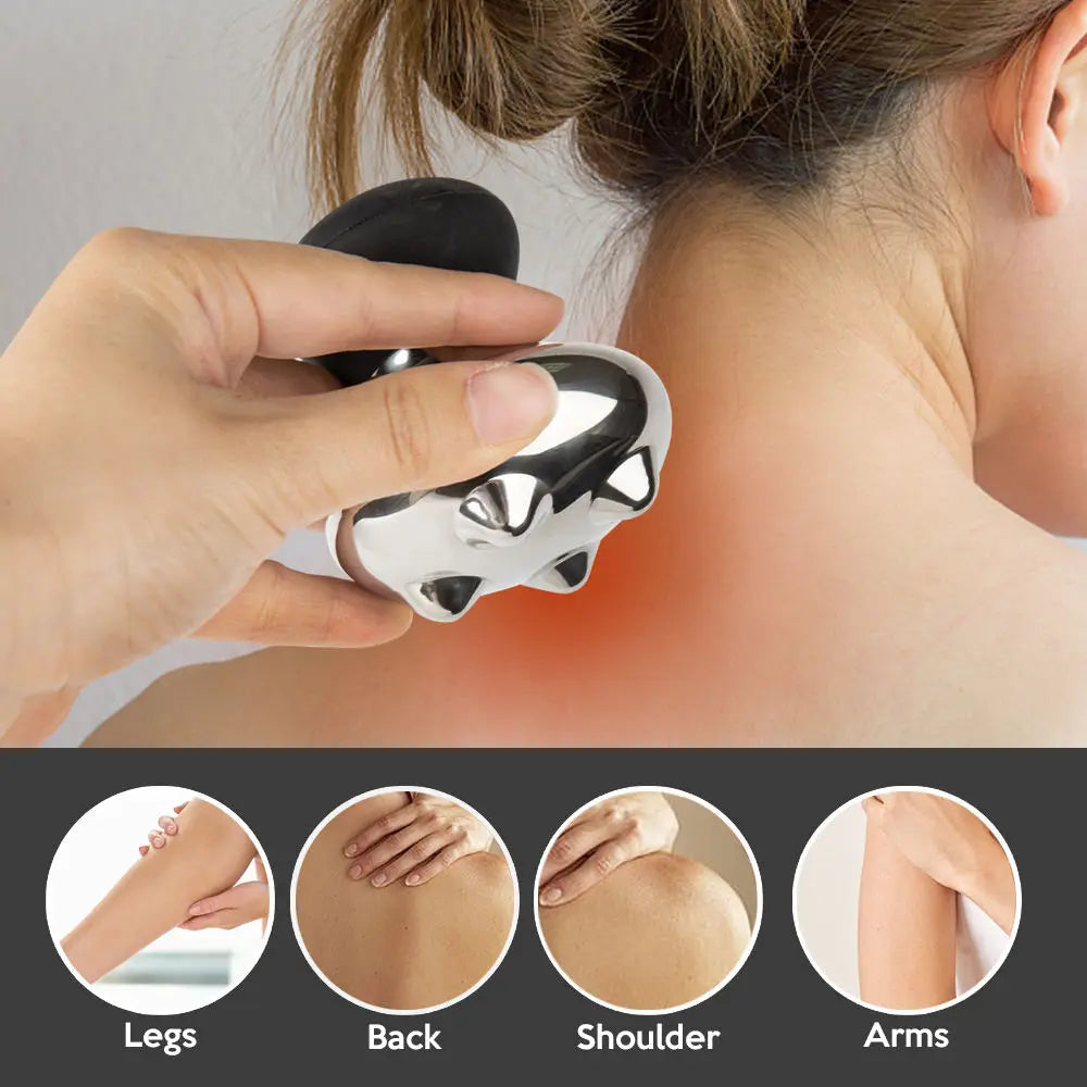 Stainless Steel Mushroom Gua Sha Facial Massage Tool - 3