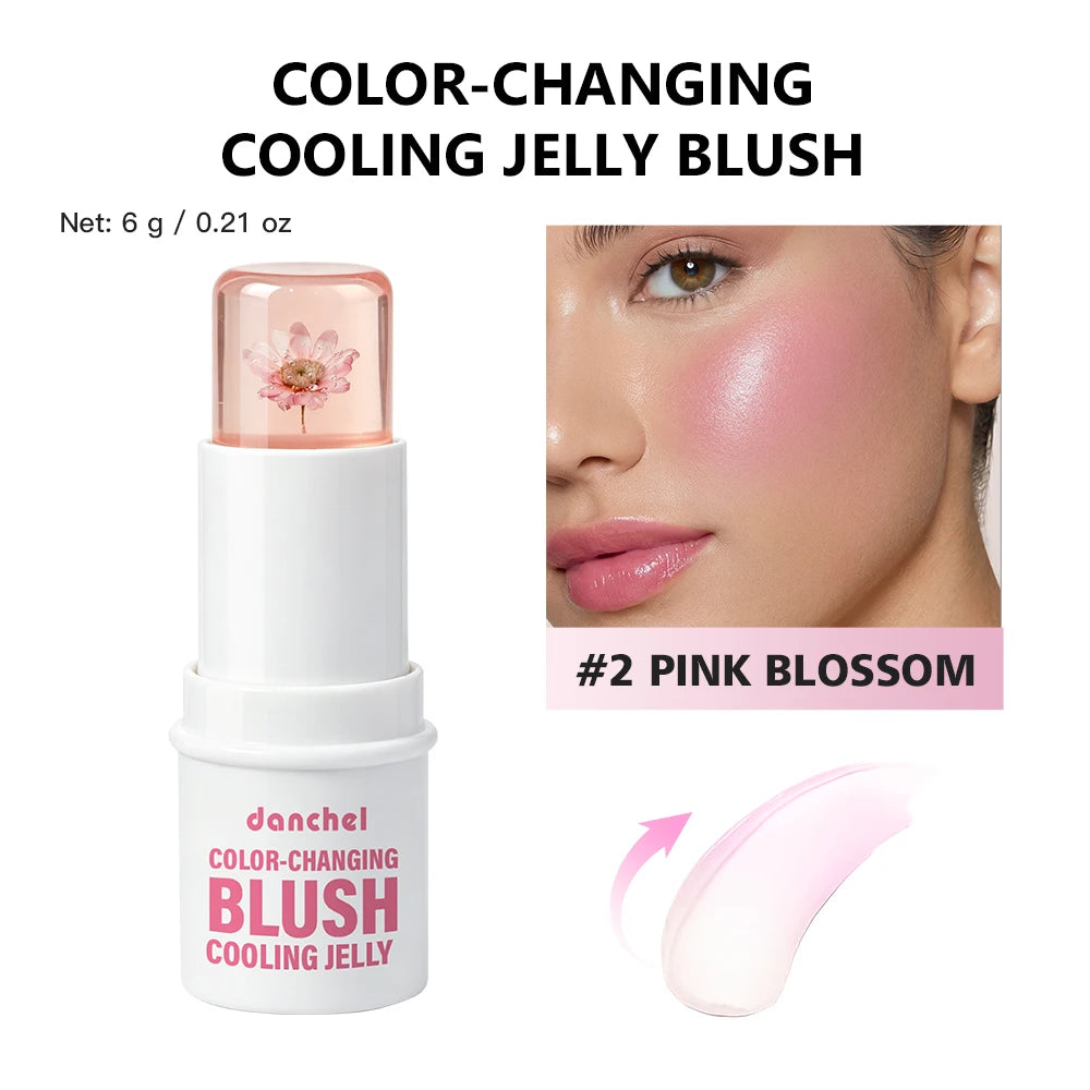 pH Adaptive Color-Changing Jelly Blush for Lips, Cheeks and Eyes