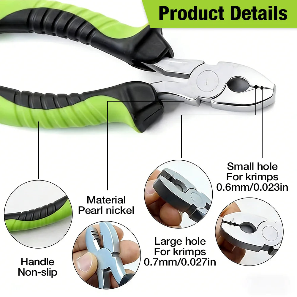 Multifunctional Fishing Crimping Pliers with Line Cutter