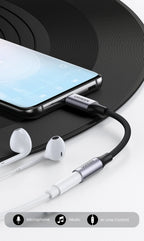 USB-C to 3.5mm Headphone Adapter with DAC Chip