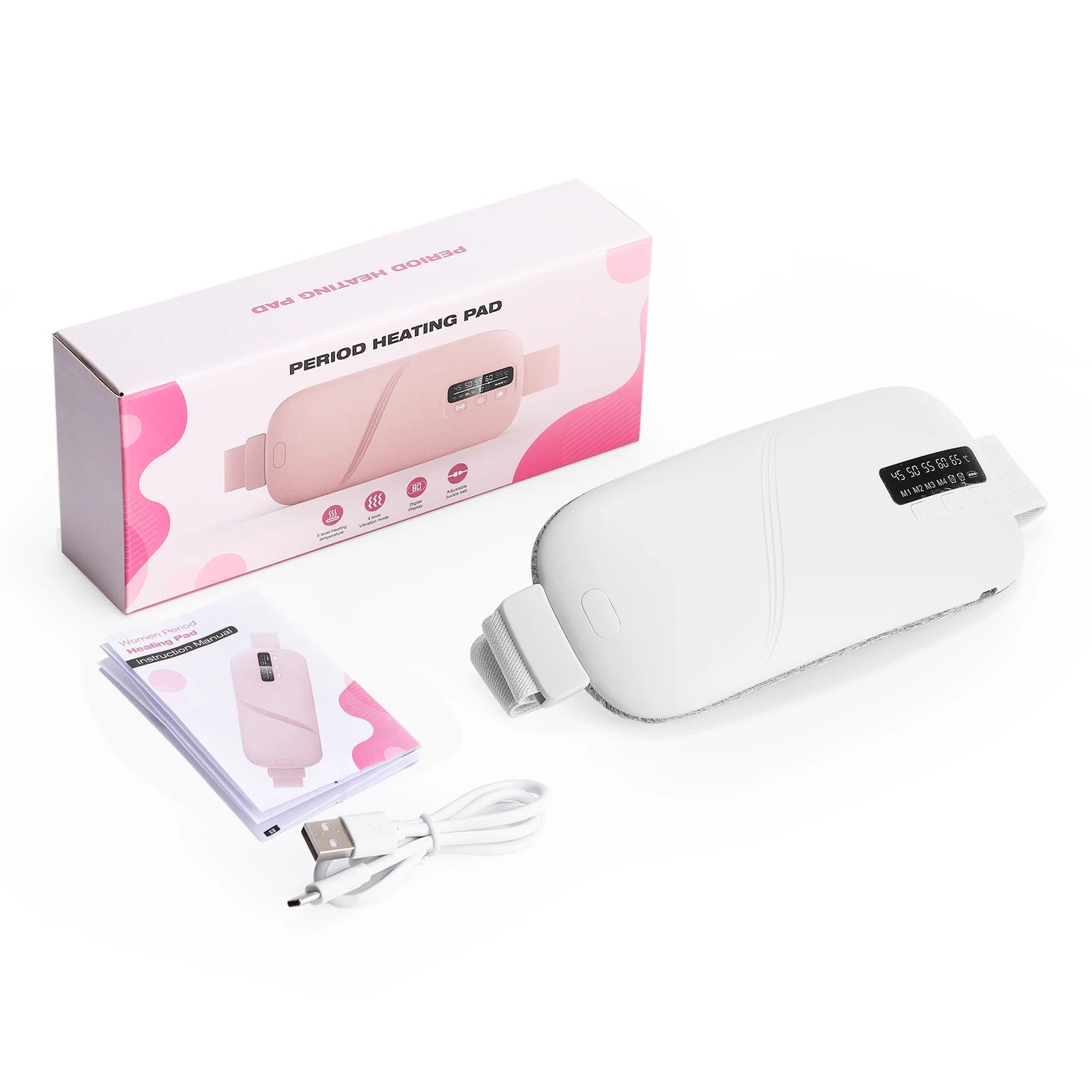 Cordless Heated Massage Belt for Menstrual Cramps - 23
