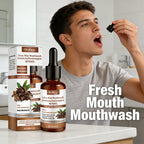 Clove Mint Oral Rinse for Fresh Breath and Teeth Whitening