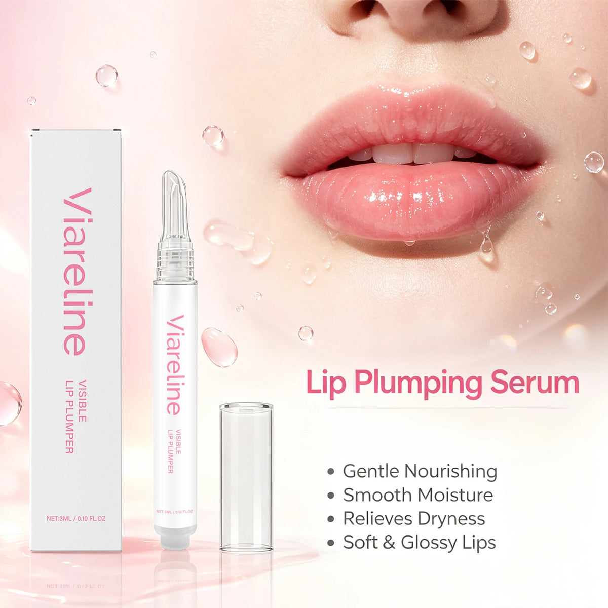 Hydrating Lip Plumper Serum for Smooth Lips