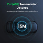 Bluetooth 5.3 Car AUX Adapter for Wireless Music and Hands-Free Calls