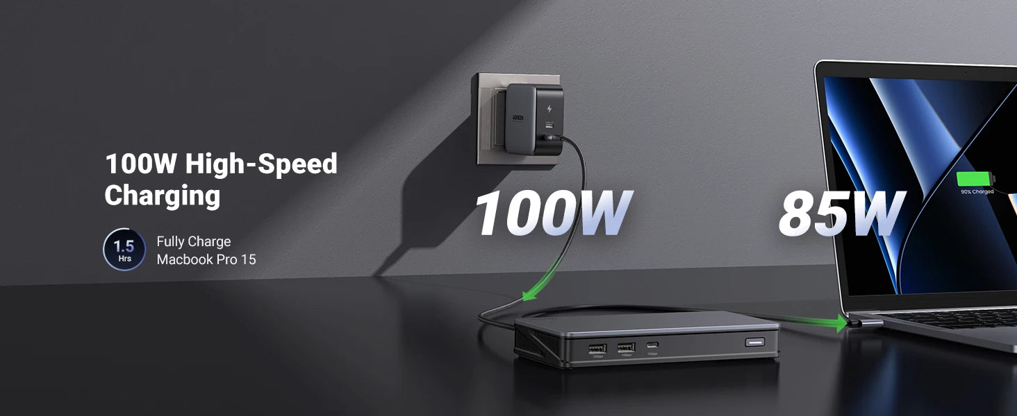 9-in-1 Dual 4K 60Hz DisplayLink Docking Station for Laptop - 18