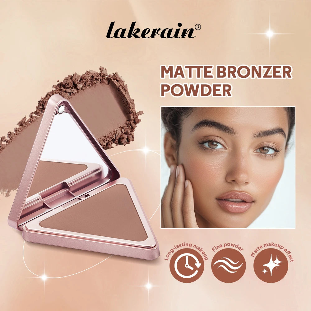 Matte Bronzer Powder for Face Contouring