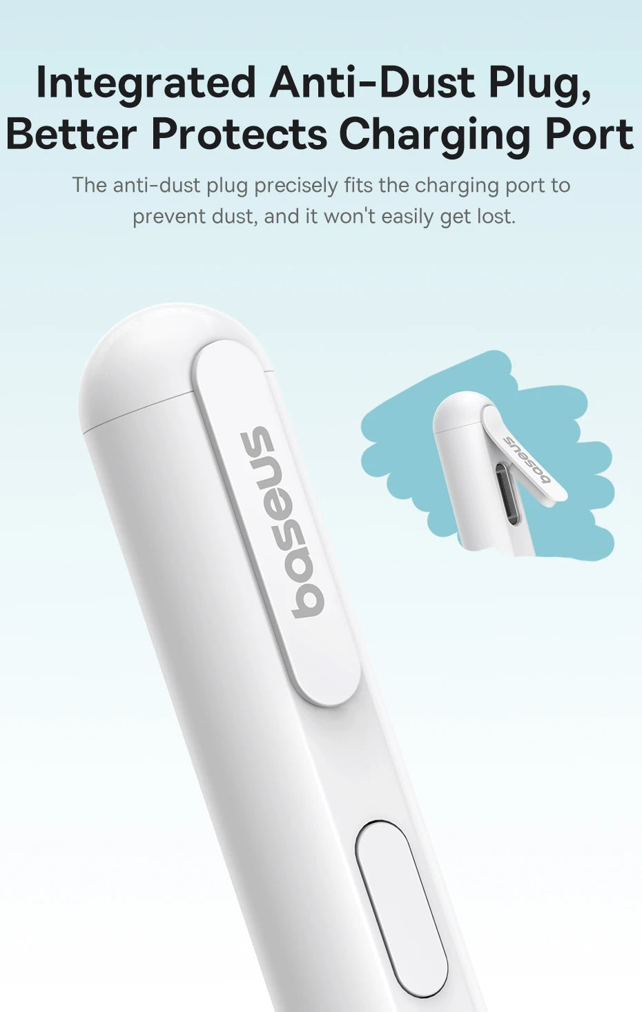 Bluetooth Stylus Pen with Palm Rejection for iPad 2018-2024