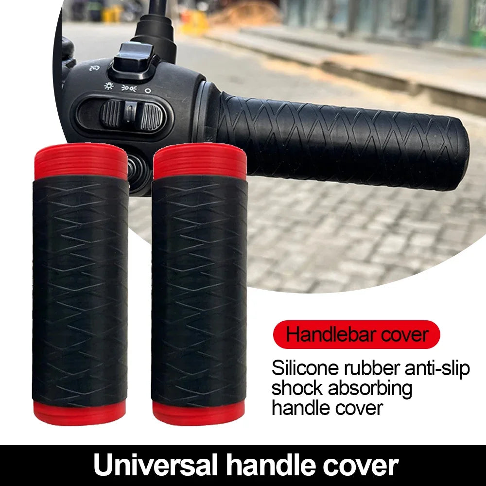 Anti-Vibration Silicone Motorcycle Handlebar Grip Covers