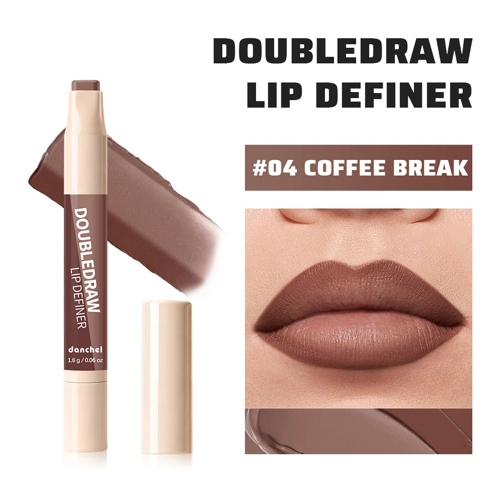2-in-1 Dual Ended Lip Contour Liner and Hydrating Matte Gloss - 27