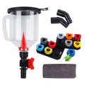 Universal Engine Oil Funnel Kit with 12 Adapters