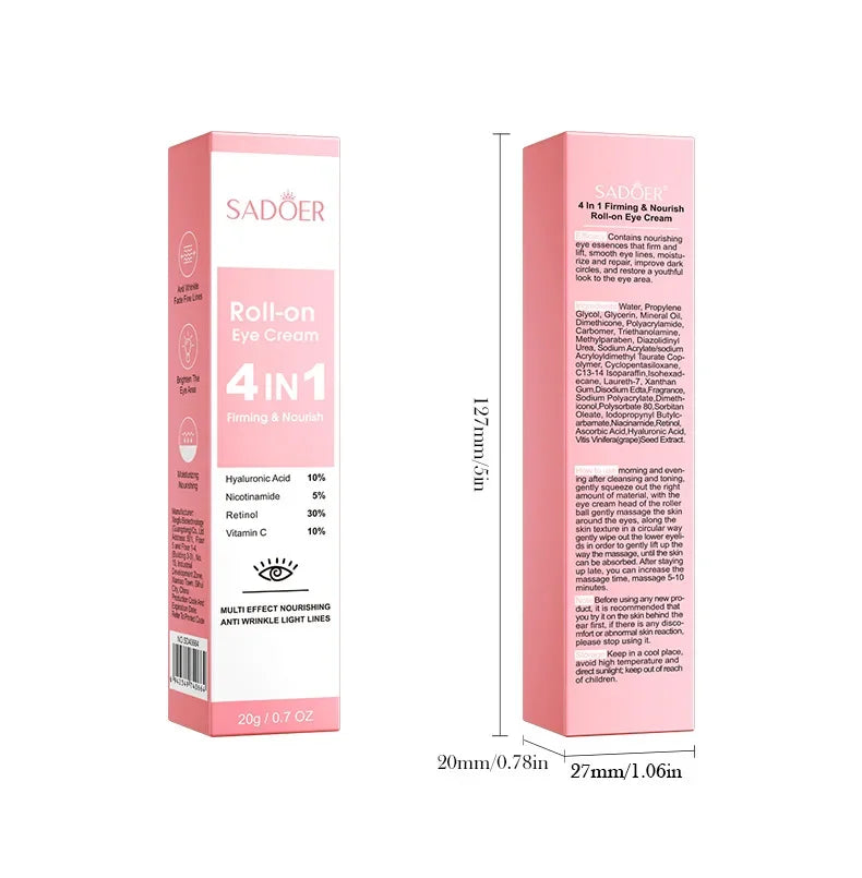 Anti-Wrinkle Retinol Eye Cream for Dark Circles and Puffiness - 19