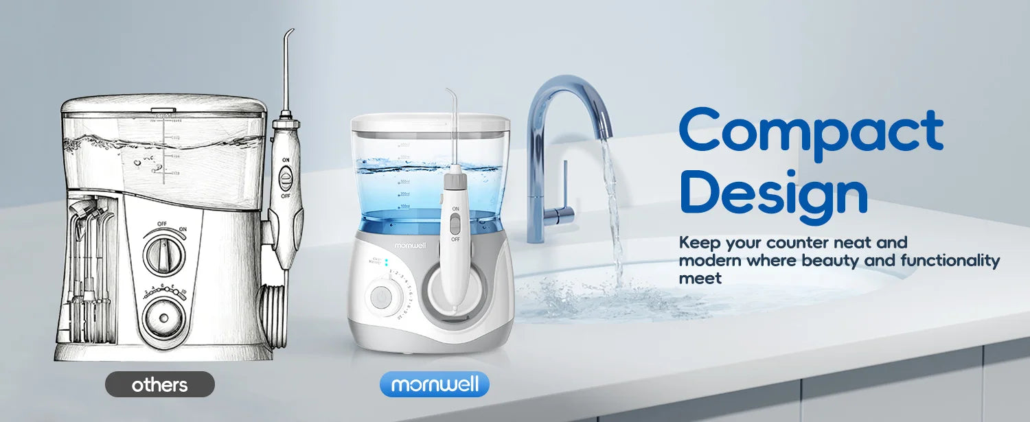 Electric Water Flosser with 8 Nozzles for Deep Oral Cleaning - 16