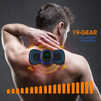 Portable Electric Muscle Massage Patch with Remote