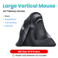 Ergonomic Vertical Wireless Mouse with Bluetooth 5.0 and 4000 DPI