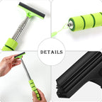 Telescopic Car Rearview Mirror Wiper Stainless Steel Cleaning Tool