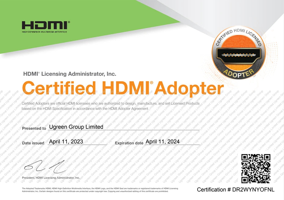 4K 60Hz USB-C to HDMI Adapter Cable for Laptops and Smartphones