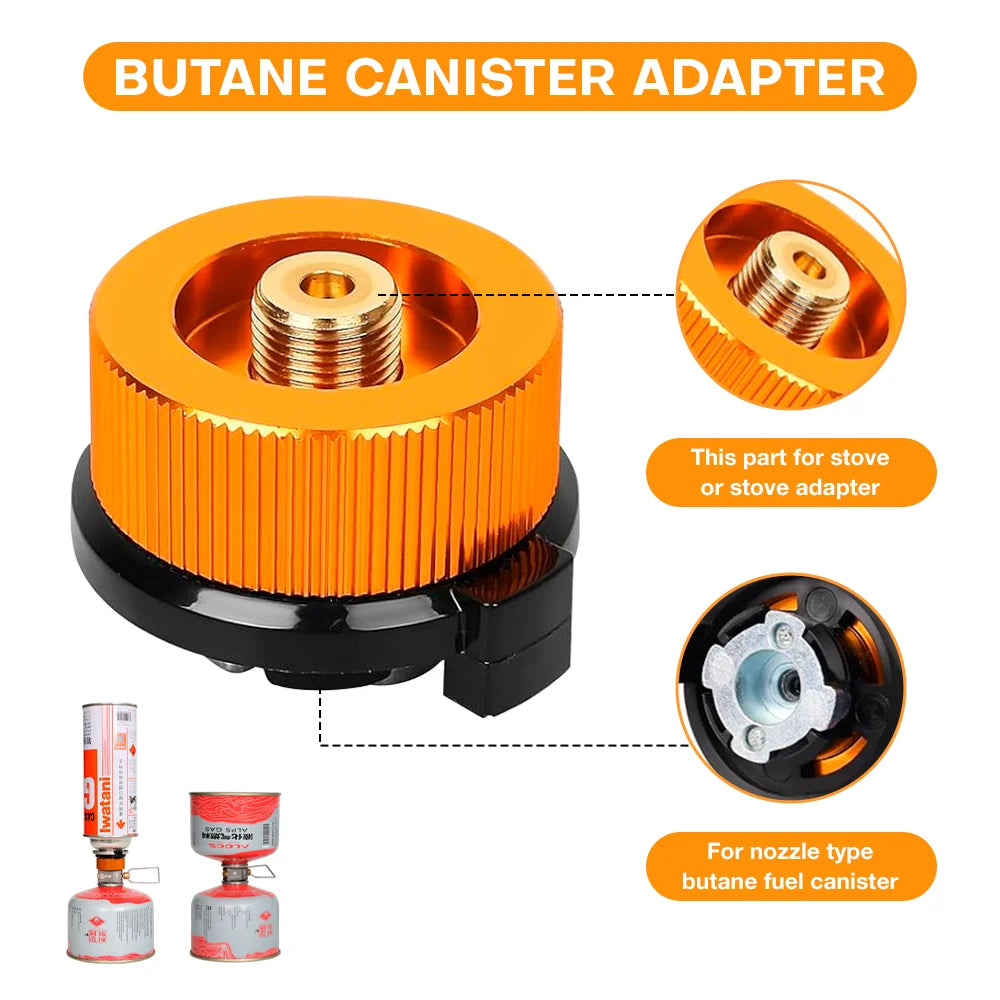 Portable Outdoor Camping Gas Canister Refill Adapter