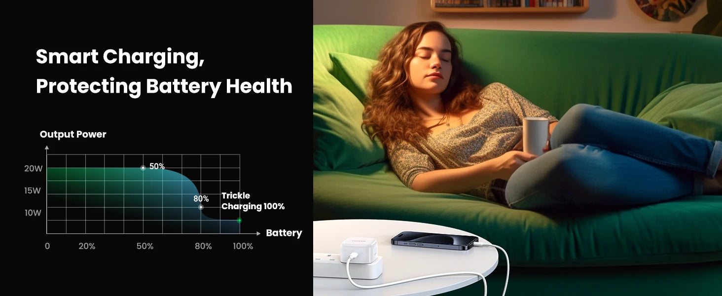 20W USB-C PD Fast Wall Charger for Smartphones - 11