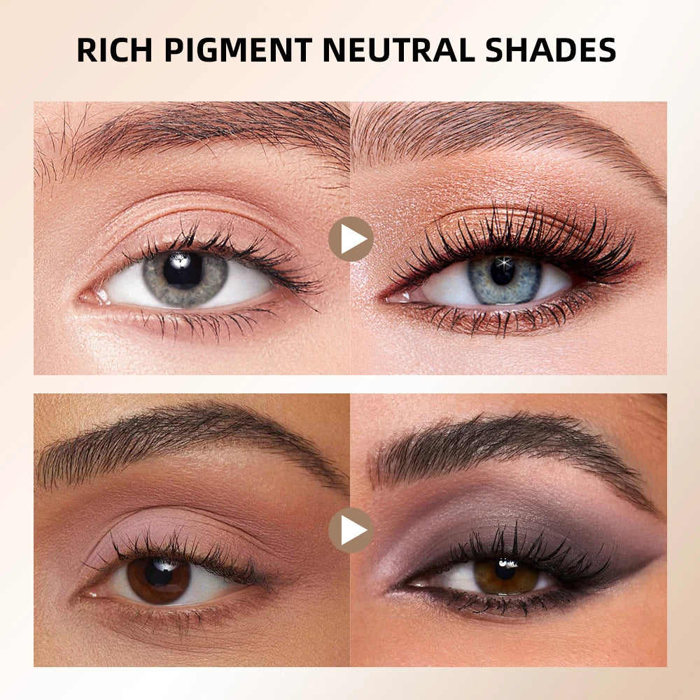 6-Color Matte Neutral Eyeshadow Palette