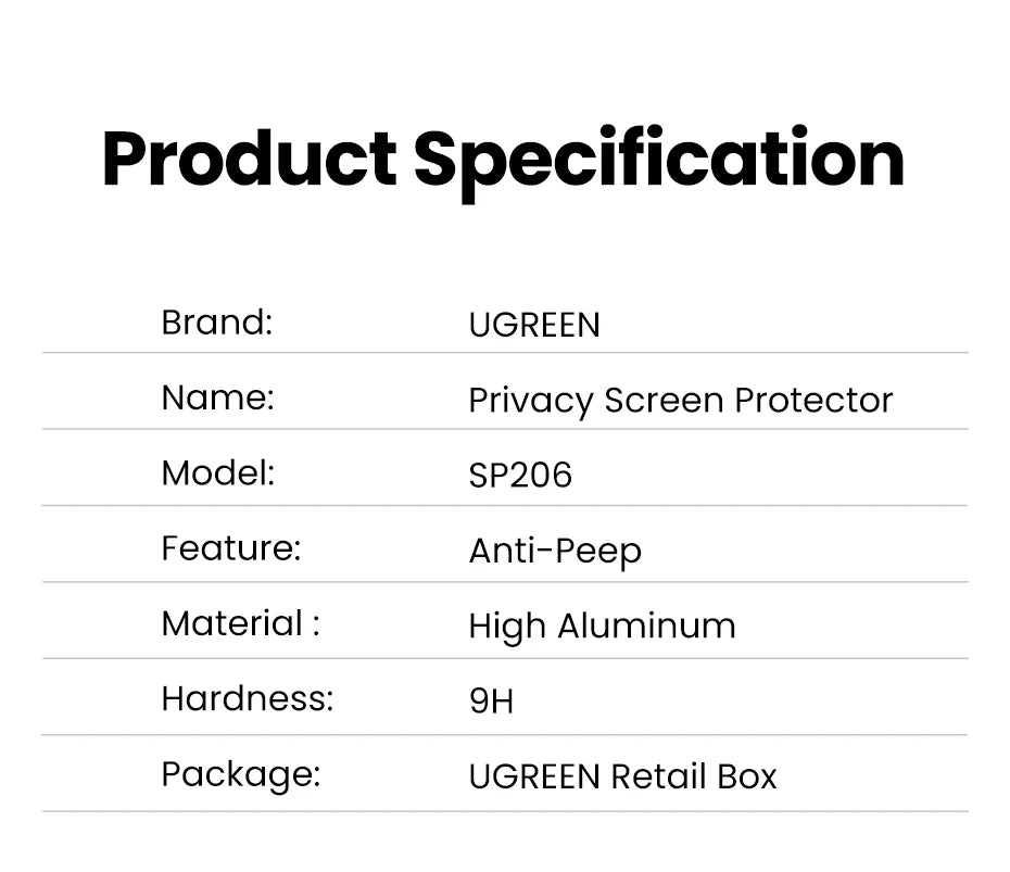Anti-Spy Privacy Tempered Glass Screen Protector for iPhone - 23