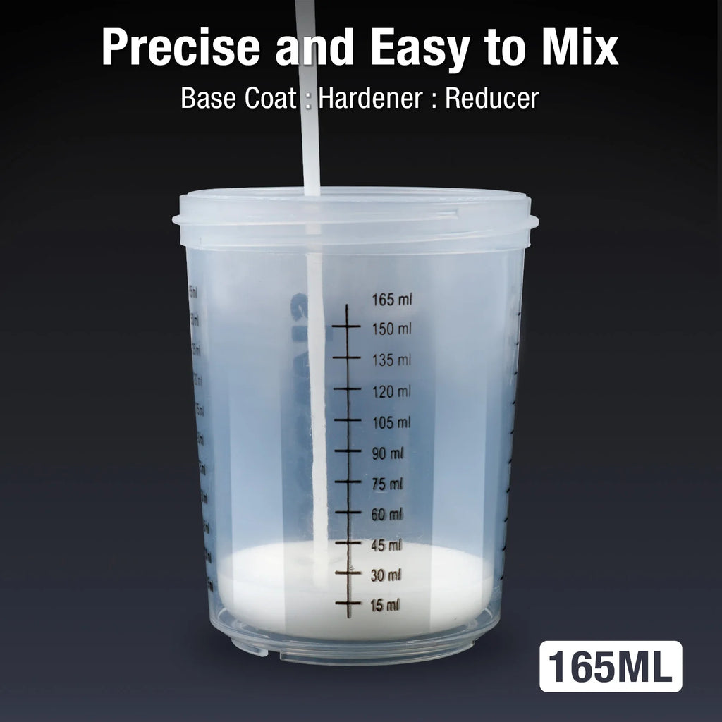 160ml Disposable Paint Mixing Cup System for Spray Guns