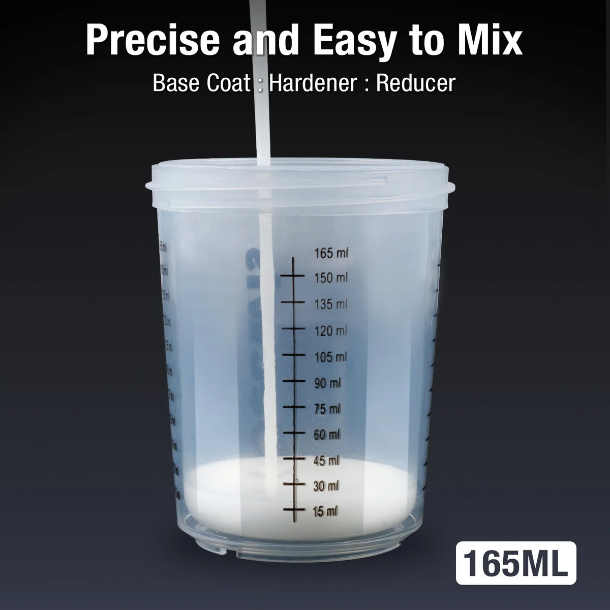 160ml Disposable Paint Mixing Cup System for Spray Guns