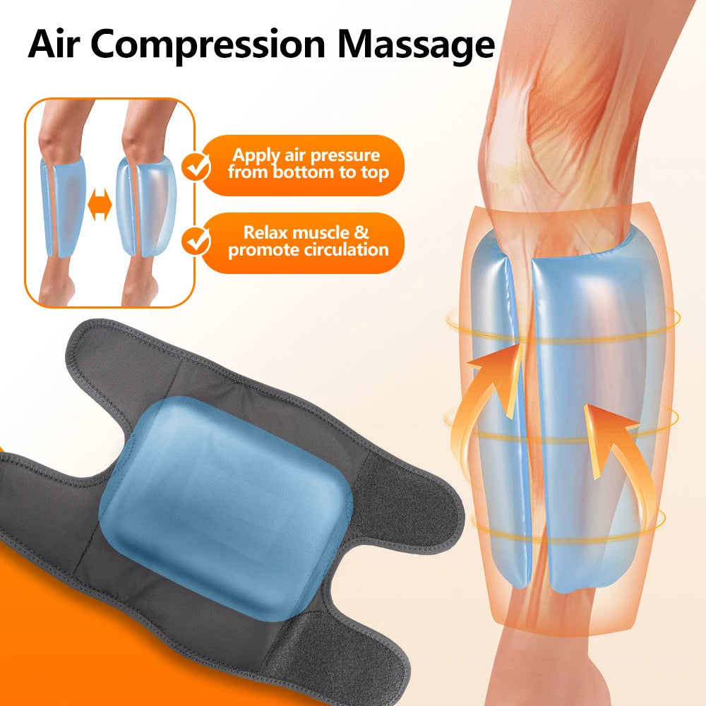 Wireless Heated Calf Compression Leg Massager