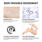 Long-Lasting Invisible Body Deodorant Cream