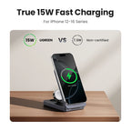 3-in-1 Magnetic Wireless Charging Stand for iPhone and Apple Watch