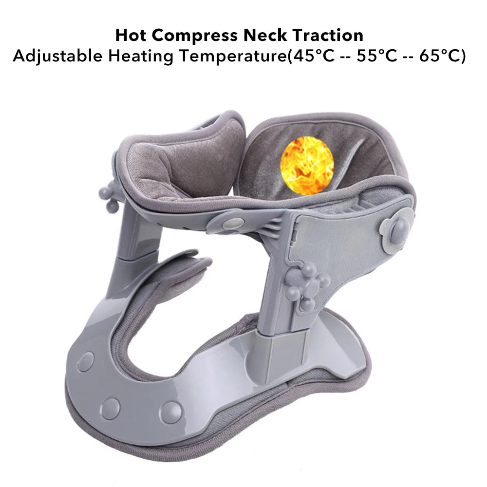 Heated Adjustable Cervical Neck Traction Stretcher