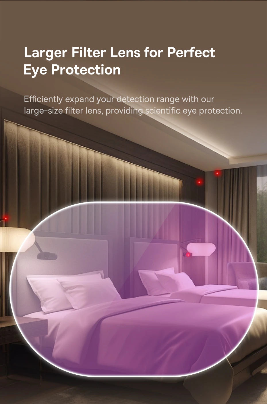 Portable Infrared Hidden Camera Detector and Security Alarm - 11