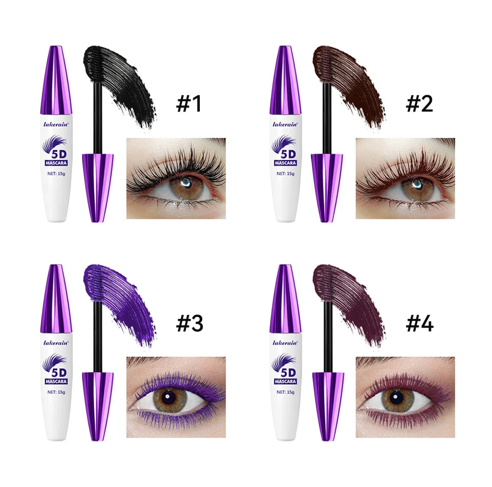 5D Waterproof Lengthening and Volumizing Eyelash Mascara