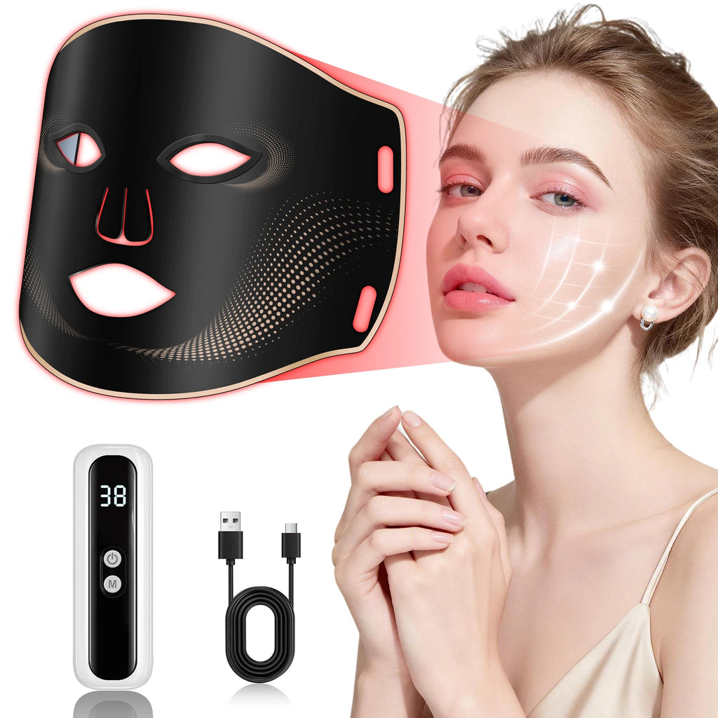 7-Color LED Light Therapy Facial Mask