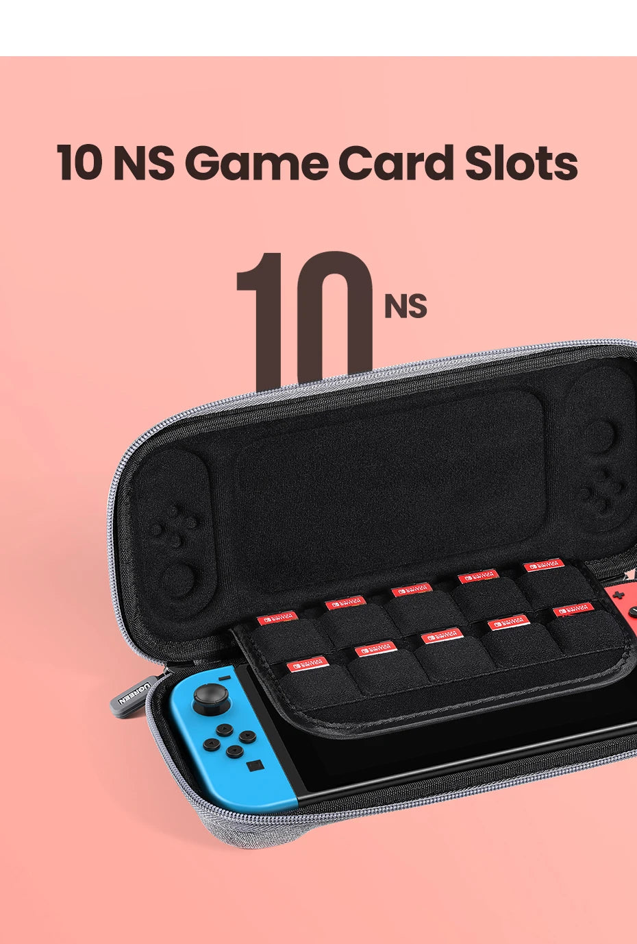 Protective Carrying Case for Nintendo Switch, OLED, and Lite