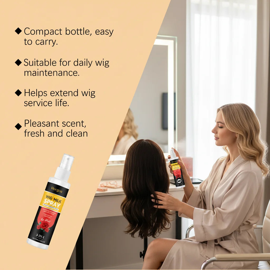 3-in-1 Leave-In Wig Conditioning and Detangling Spray - 11