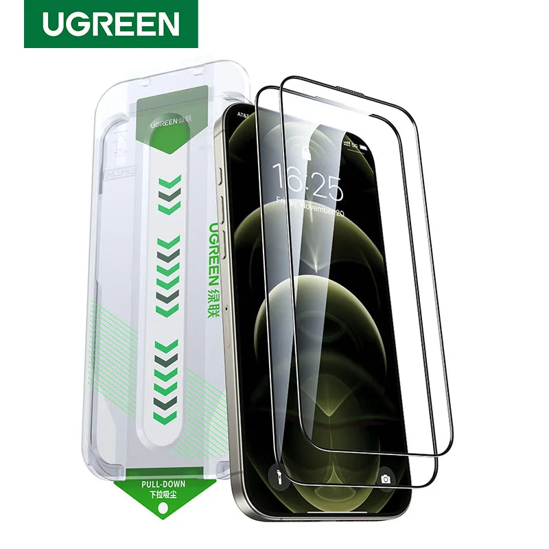 Auto-Installation Tempered Glass Screen Protector for iPhone Series