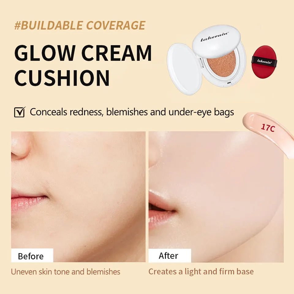 Semi-Matte Long-Lasting Cushion Foundation Concealer