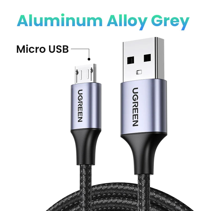 2A Fast Charging Micro USB Braided Data Cable - 31