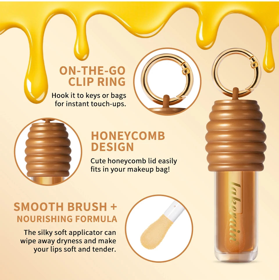 Moisturizing Honey and Chocolate Lip Gloss Set - 11